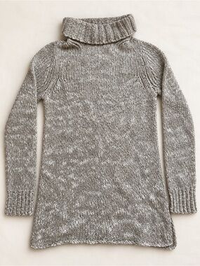 Eileen Fisher Petite Organic Cotton Turtleneck Sweater PP